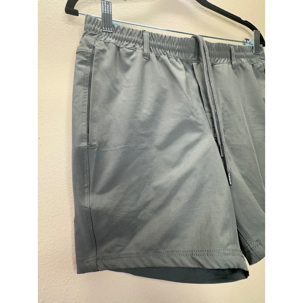 Birdie Bound‎ Men's Swim Trunks Size S P Ch Gray Elastic Waist Drawstring Ducks